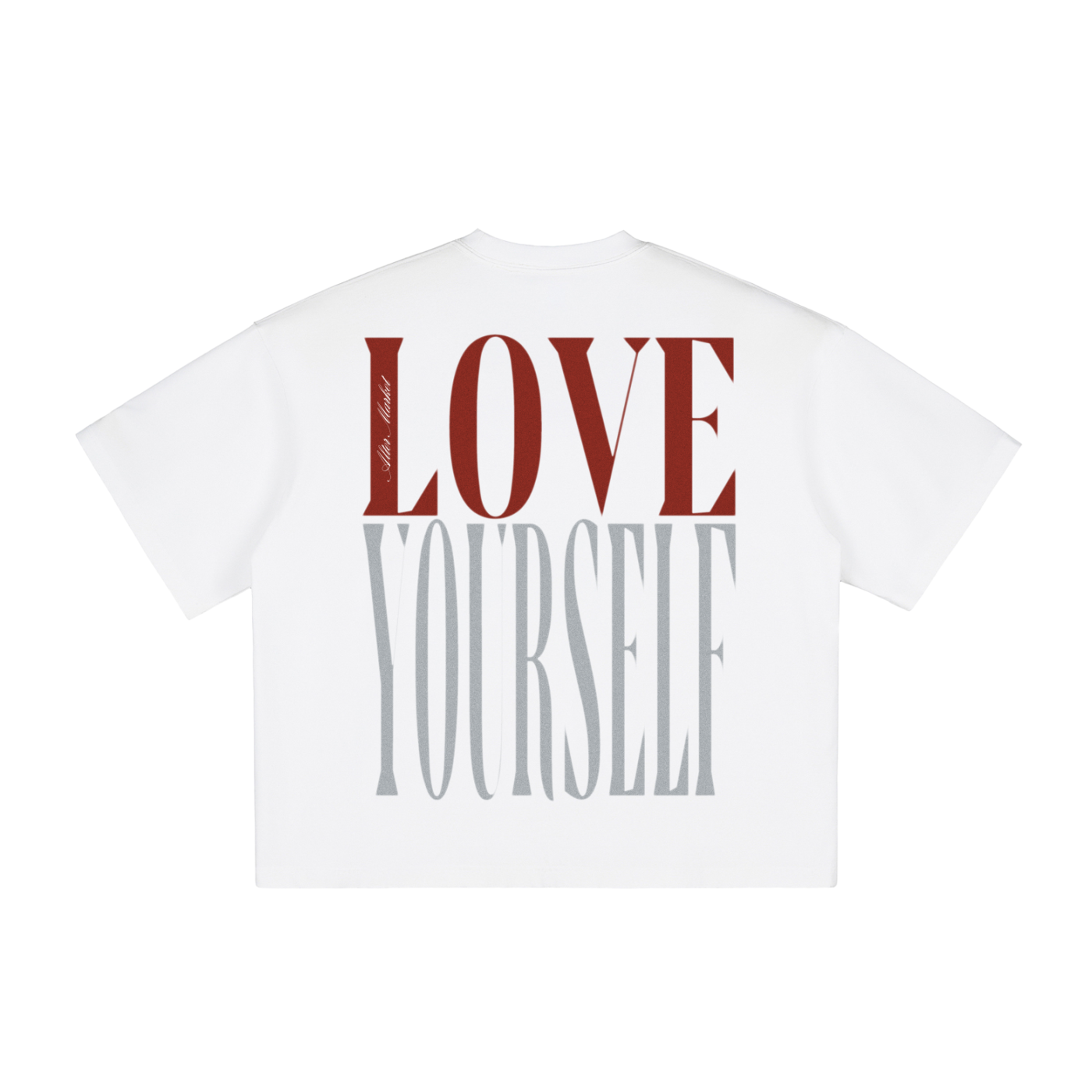 Monochrome Love Dose Tee - Vintage White