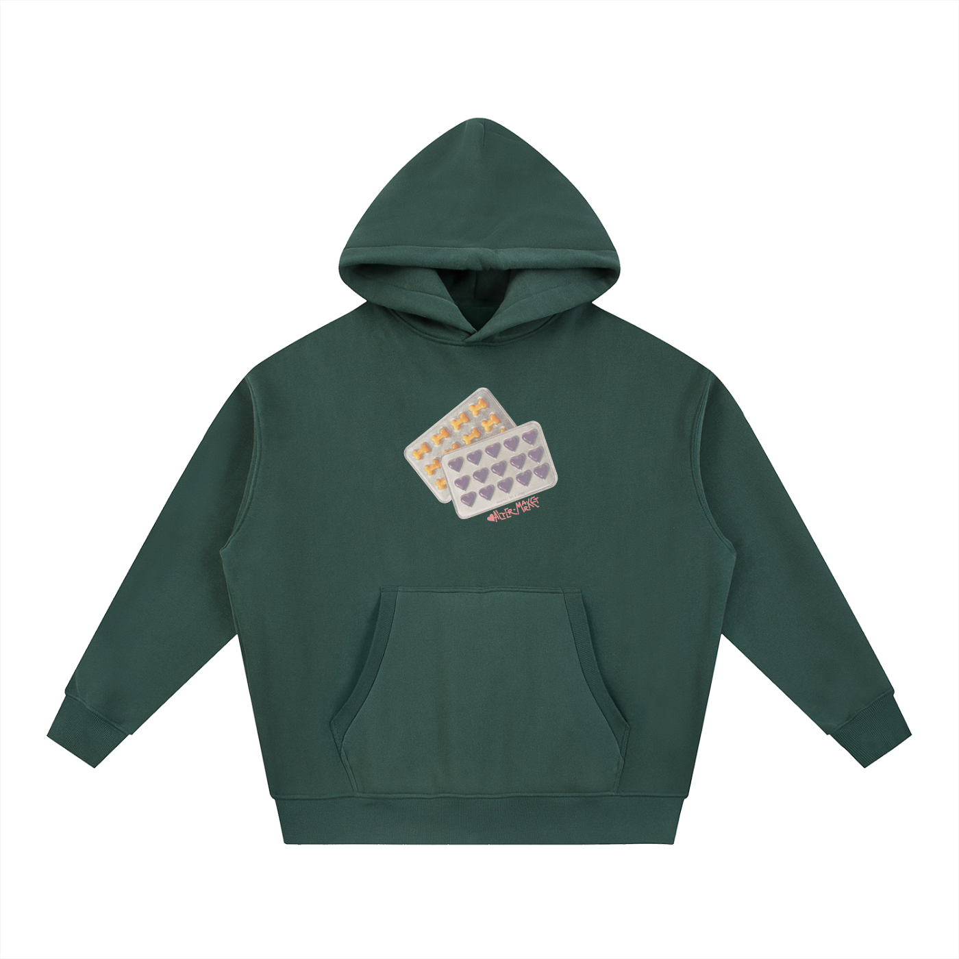 Love Dose Hoodie - Mallard Green