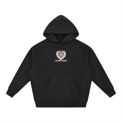 Hearts and Bones Hoodie - Jet Black