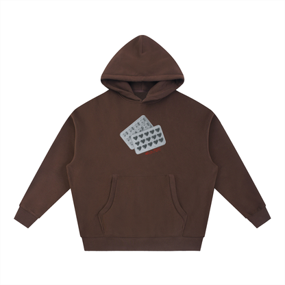 Monochrome Love Dose Hoodie - Velvet Brown