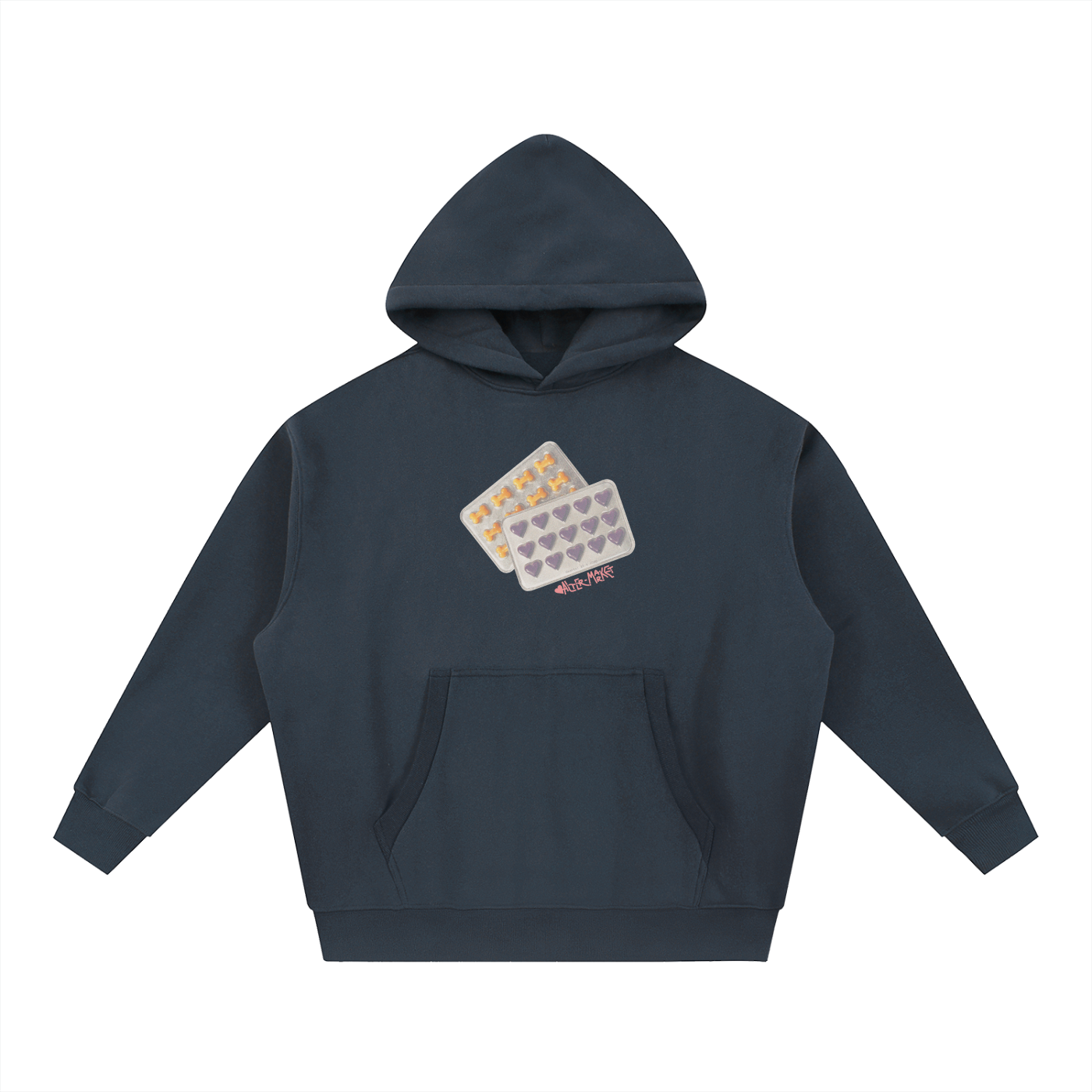 Love Dose Hoodie - Midnight Blue
