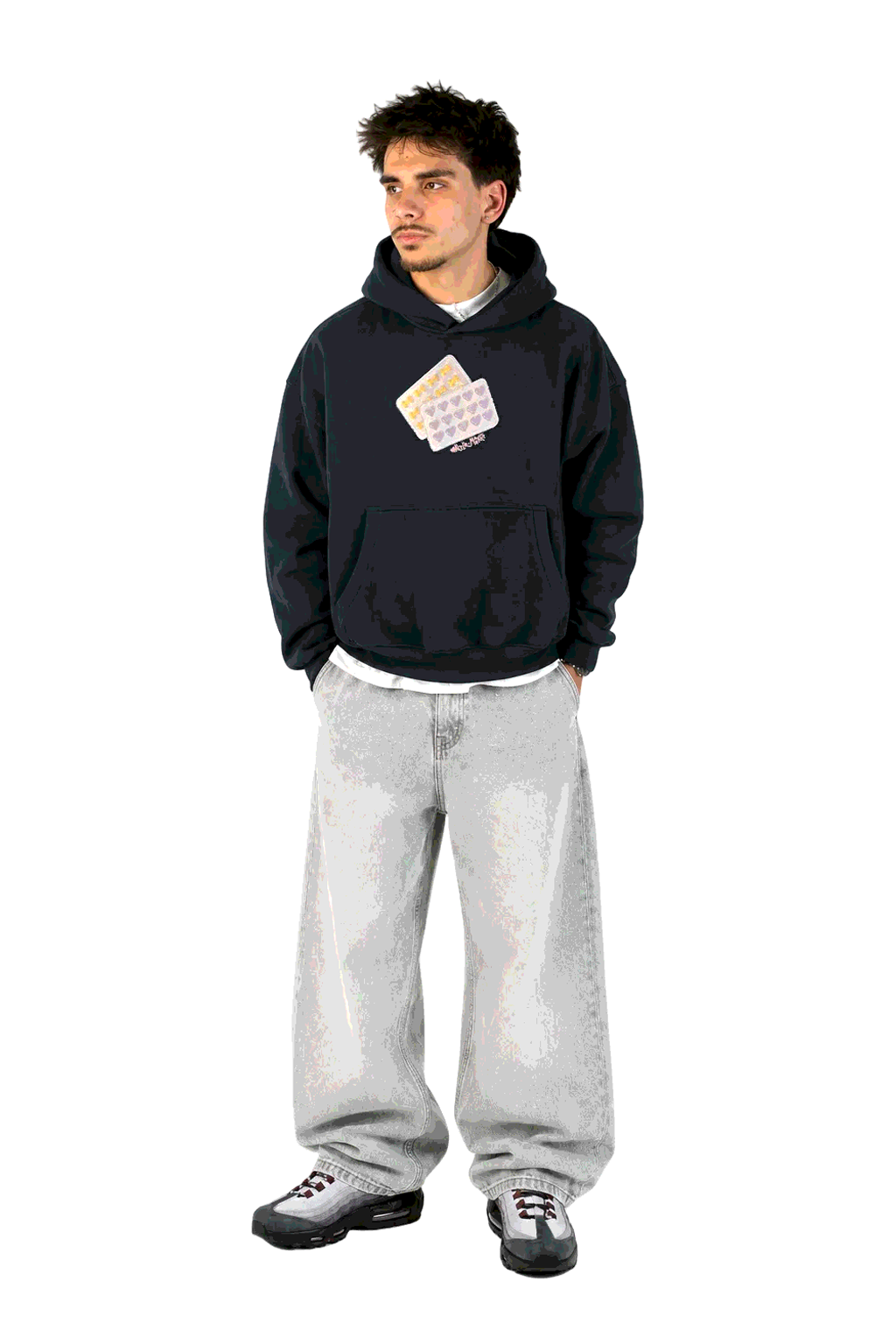 Love Dose Hoodie - Midnight Blue
