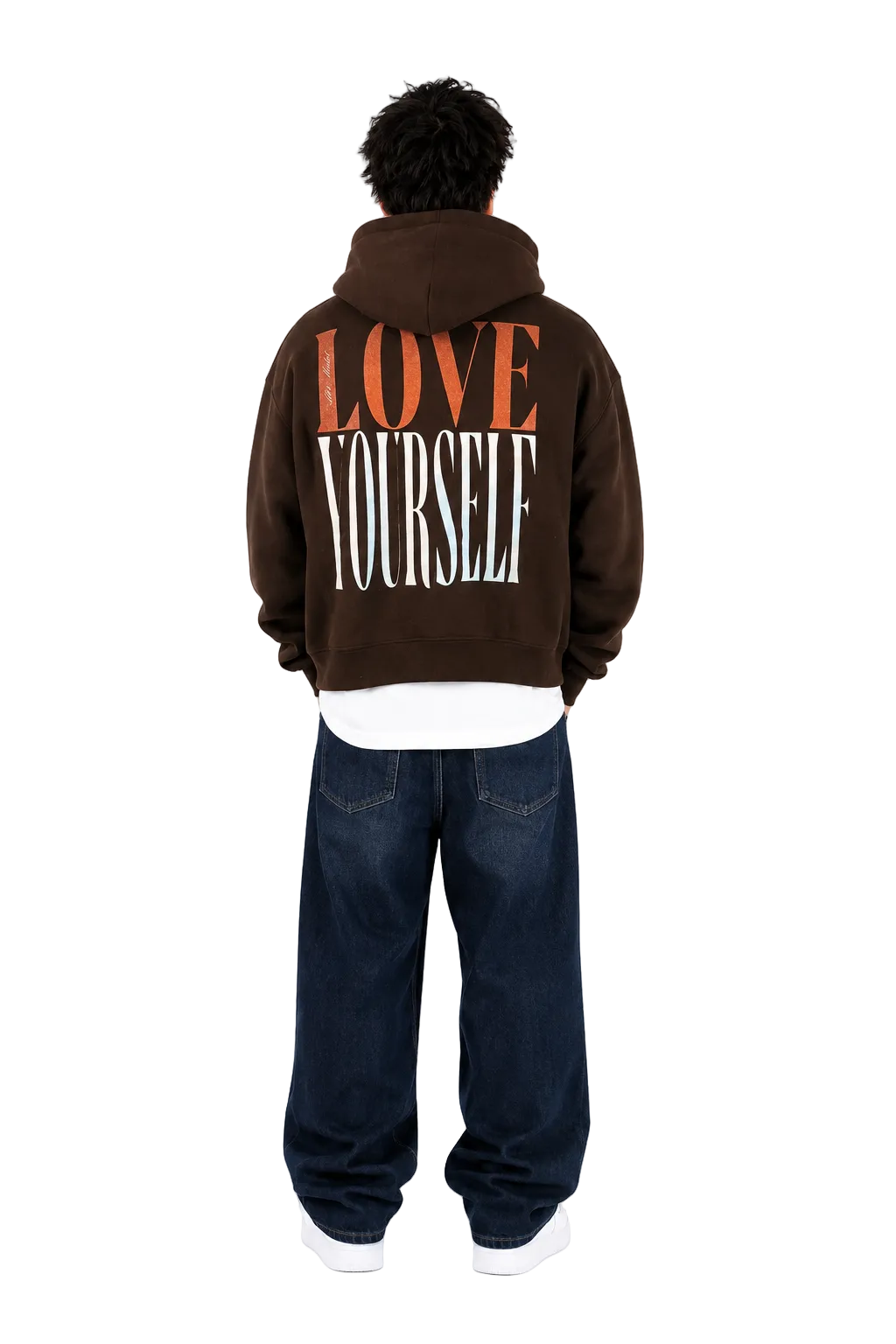Monochrome Love Dose Hoodie - Velvet Brown
