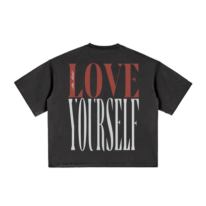 Monochrome Love Dose Tee - Vintage Black
