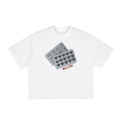 Monochrome Love Dose Tee - Vintage White